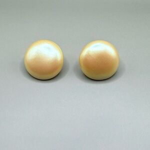 Round Pearlescent Acrylic Post Earrings